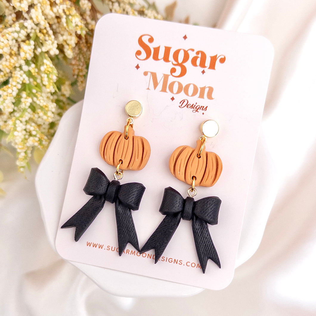 Black Pumpkin Bows